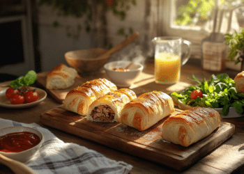 Aussie Bbq Minced Beef Sausage Rolls