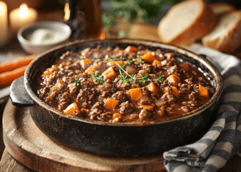 Beef Mince And Ale Casserole