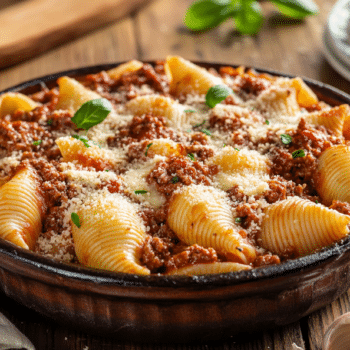 Classic Beef Bolognese Stuffed Shells: A Comforting Delight 2 Beef Mince Bolognese Stuffed Pasta Shells2