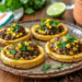 Minced Lamb And Corn Sopes
