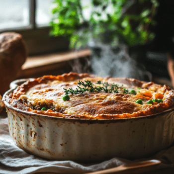 Minced Beef And Vegetable Cobbler
