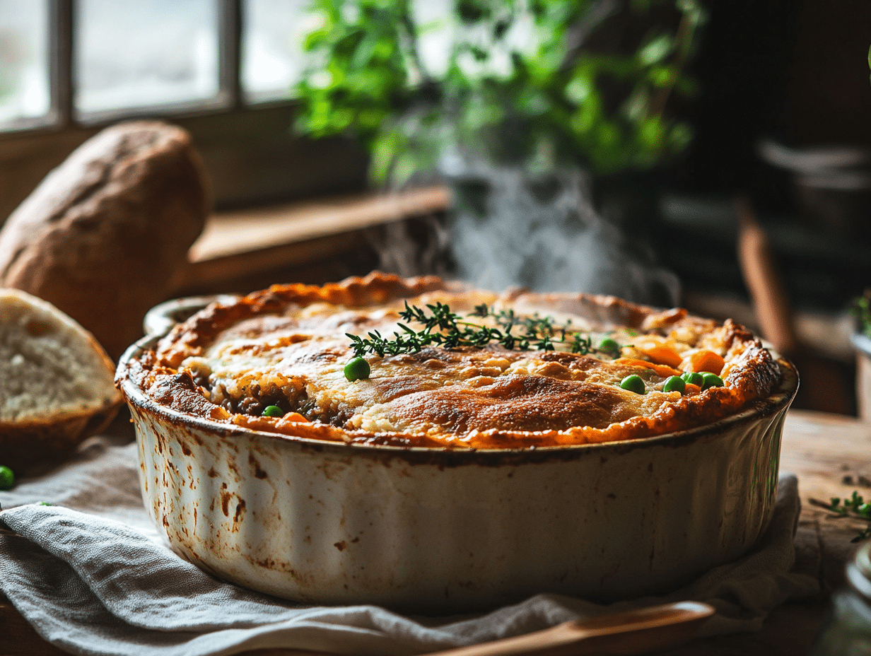 97 Britsh Inspired Mince Recipes 57 Hearty Countryside Comfort: Minced Beef And Vegetable Cobbler