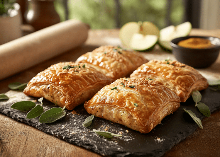 Savory Pork And Apple Sausage Rolls