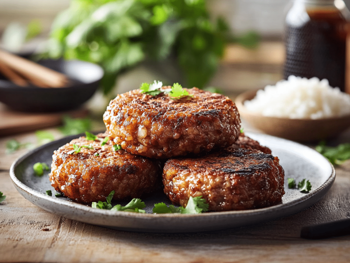 Minced Pork And Macadamia Nut Patties