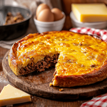 Paraguayan Minced Beef Sopa Paraguaya