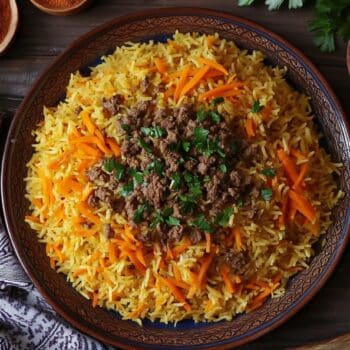 Savory Beef Mince Plov: A Delectable Uzbek Rice Dish 2 Beef Mince Plov