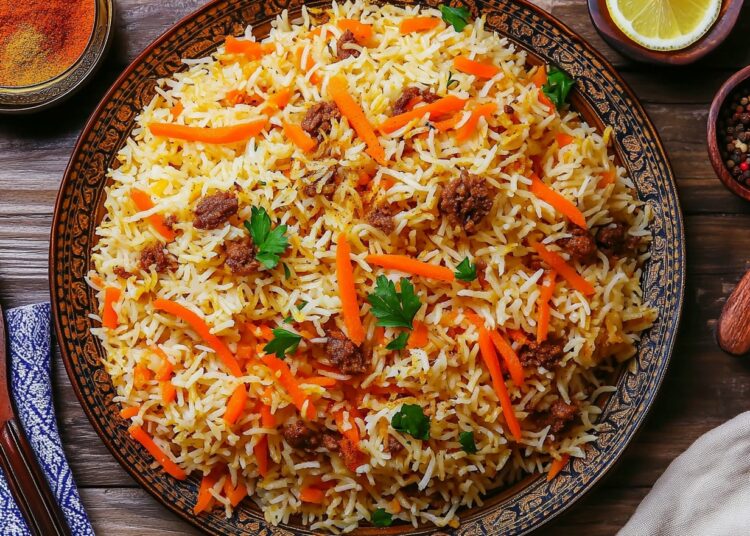Savory Beef Mince Plov: A Delectable Uzbek Rice Dish 1 Beef Mince Plov