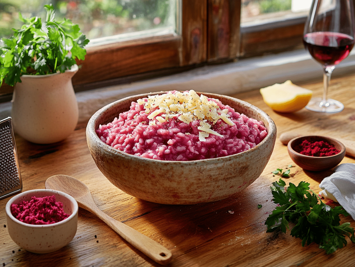 Lamb Backstrap Risotto Spicy Lamb And Beetroot Risotto A Mediterranean Delight
