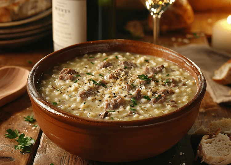 Minced Lamb And Wild Mushroom Risotto