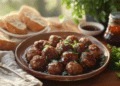 Kangaroo Mince Meatballs With Plum Sauce