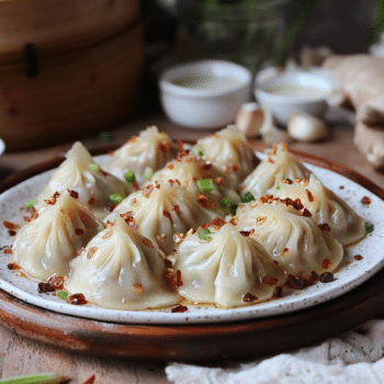 Ginger Beef Mince Dumplings