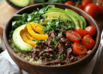 Beef Quinoa Bowl