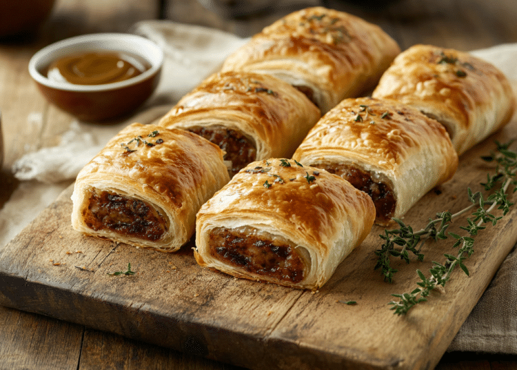 Pork Mince And Black Pudding Sausage Rolls