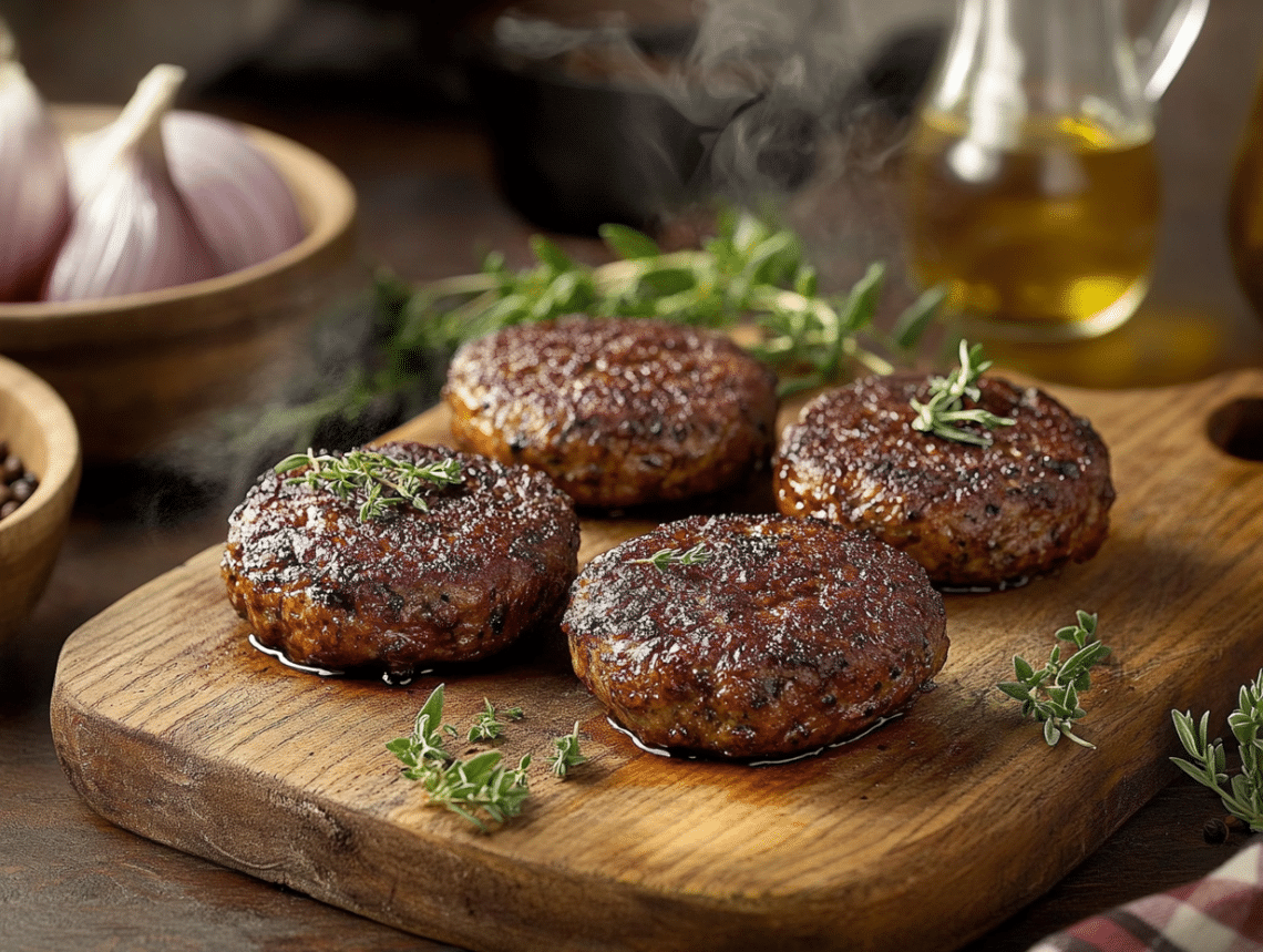 Scottish Black Pudding And Mince Patties