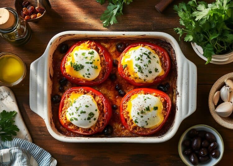 Minced Pork And Egg Rocoto Relleno