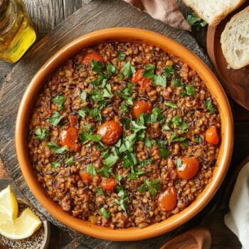 Minced Lamb And Wild Rice Casserole
