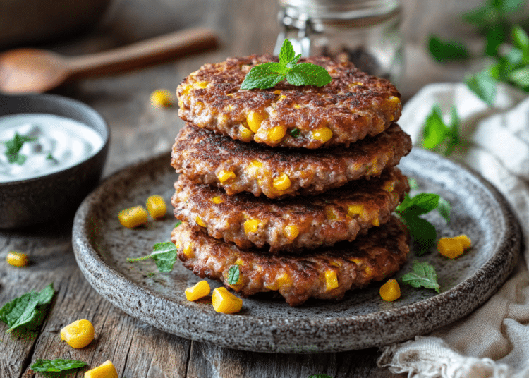 Lamb Mince And Sweetcorn Fritters