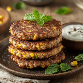Lamb Mince And Sweetcorn Fritters