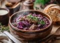 Minced Venison And Red Cabbage Stew