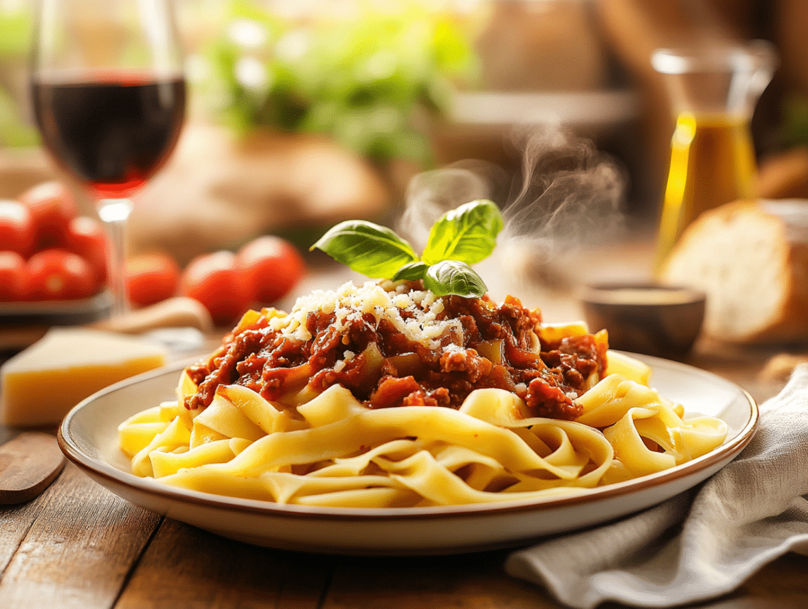 Kangaroo Mince Ragu With Tagliatelle