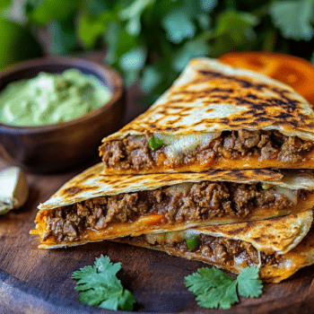 Spicy Lamb Mince Quesadillas