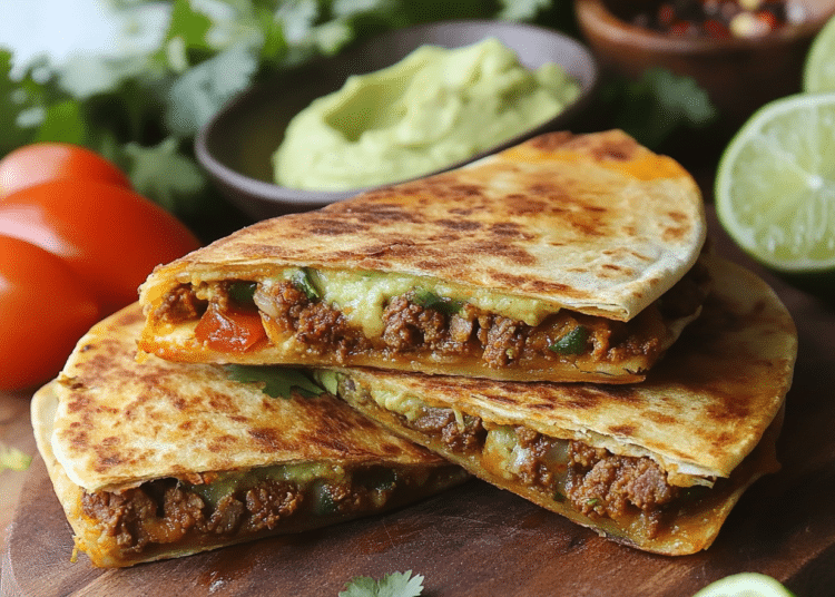 Spicy Lamb Mince Quesadillas