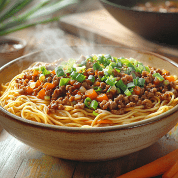 Pork Mince Chow Mein