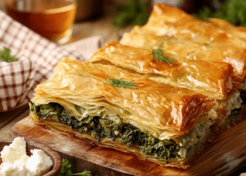 Pork Mince And Spinach Spanakopita