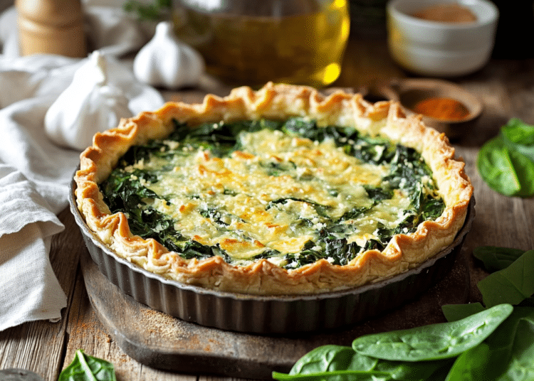 Aussie Minced Lamb And Spinach Bake