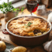 Minced Beef And Potato Cobbler