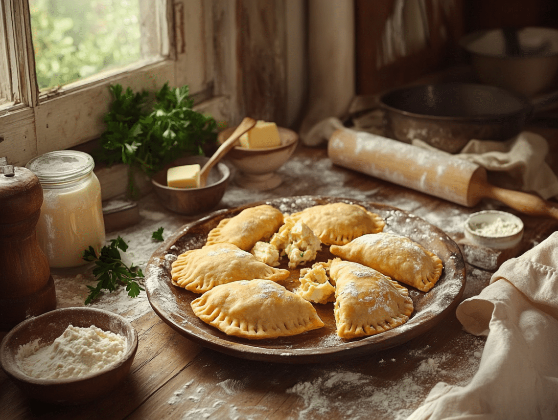 Brazilian Mini Savory Pies With Chicken And Palm Hearts 1 Minced Chicken And Palm Heart Empadinha