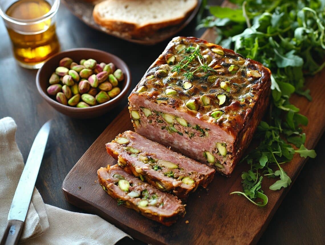 Pork Mince Terrine With Pistachios