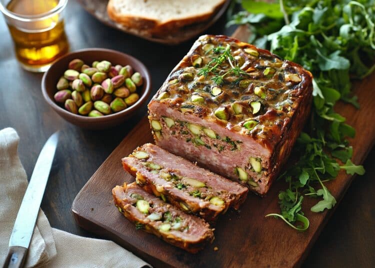 Pork Mince Terrine With Pistachios