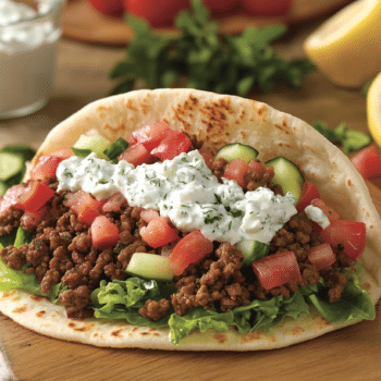 Authentic Greek Street Food Lamb Gyros At Home 2 Ground Lamb Gyro