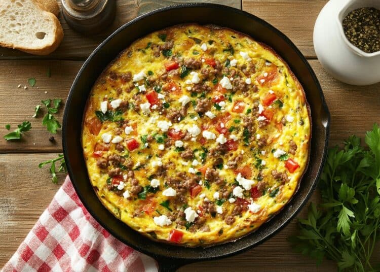 Pork Mince Frittata