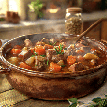 Savory Lamb Stew Casserole