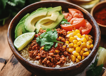 Pork Mince Burrito Bowl