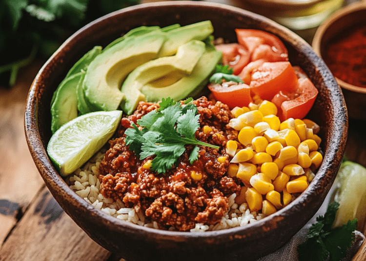 Pork Mince Burrito Bowl