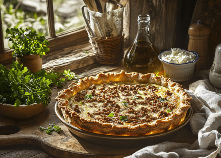 Savory Ground Lamb Quiche