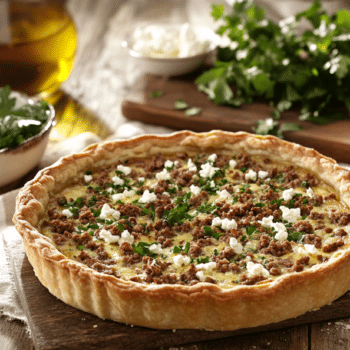 Mediterranean Lamb Quiche A Rustic Culinary Delight 2 Savory Ground Lamb Quiche