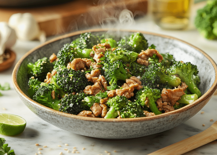 Savory Pork Mince And Broccoli Stir-Fry