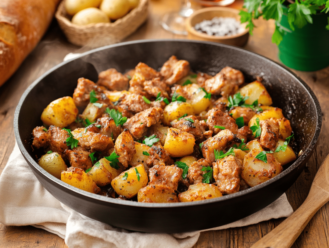 Savory Pork Mince And Potatoes