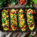 Mexican Zucchini Burrito Boats