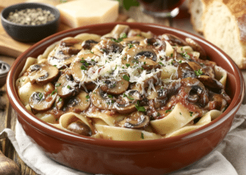 Pappardelle Al Ragu Di Funghi