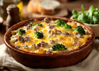 Beef Mince And Broccoli Bake