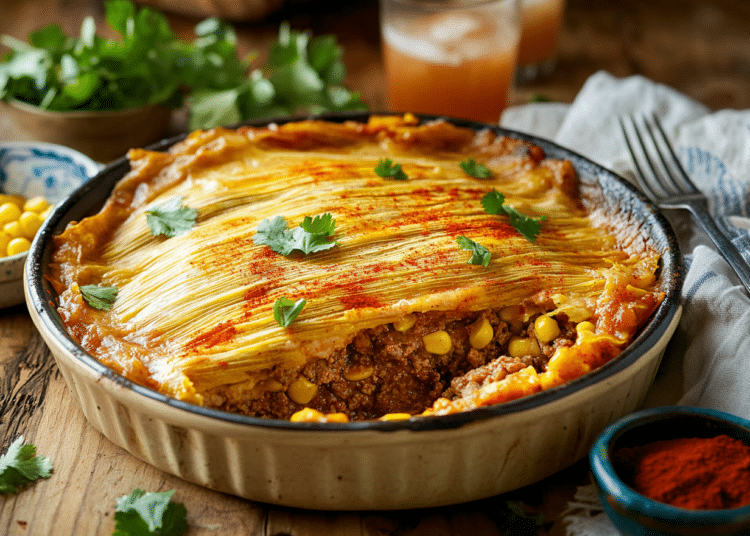 Minced Beef And Sweetcorn Tamal Al Horno