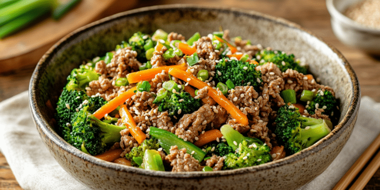 Lamb Mince And Miso Stir Fry