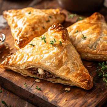 Minced Beef And Stilton Turnovers