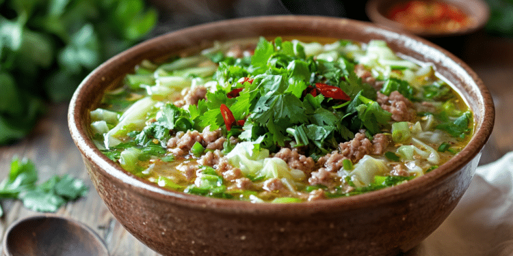 Vietnamese Pork And Cabbage Soup