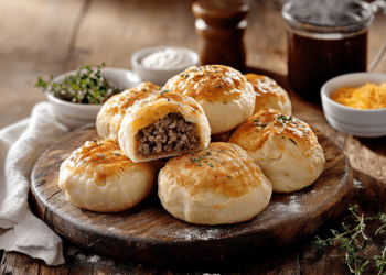 Minced Beef And Cheese Damper Bites